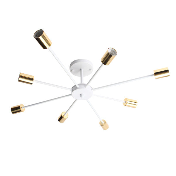 Vintage Industrial Edison Chandelier Metal Flush Mount LED Ceiling Lights